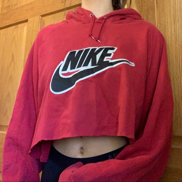 Nike Tops - Nike cropped hoodie